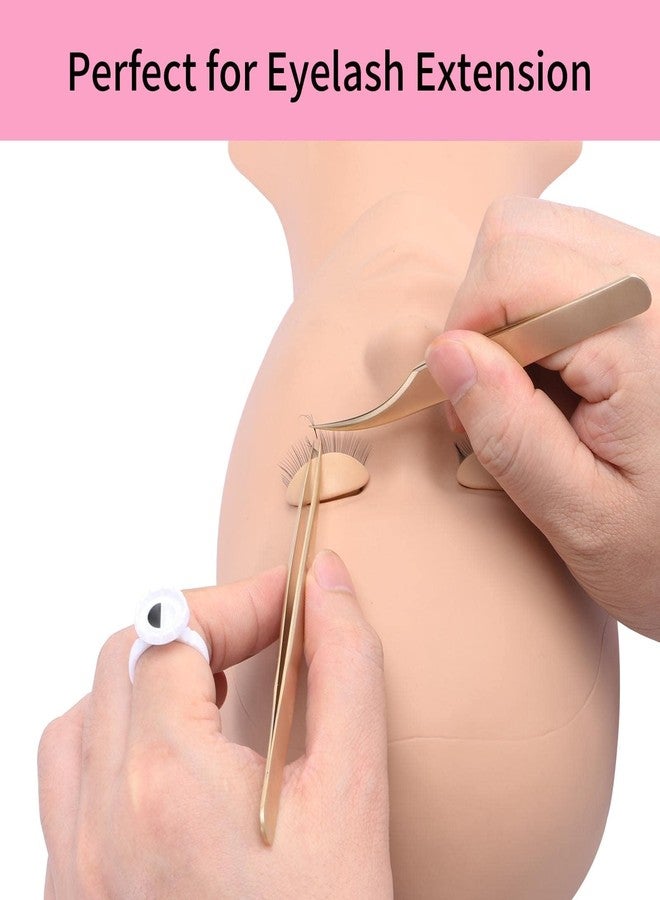 ميوفيو حلقات لاصقة من ميوفيو لتركيب الرموش، 150 قطعة، حامل لاصق ذكي، أكواب سهلة التوزيع لتكثيف الرموش، أبيض - Image 5